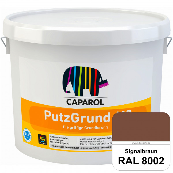 Putzgrund 610 (RAL 8002 Signalbraun) Wasserverdünnbare & haftvermittelnde gefüllte SpezialGrundierfa
