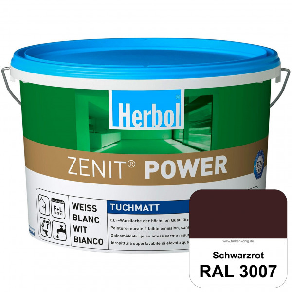 Herbol Zenit Power (RAL 3007 Schwarzrot) Superdeckende ELF-Wandfarbe