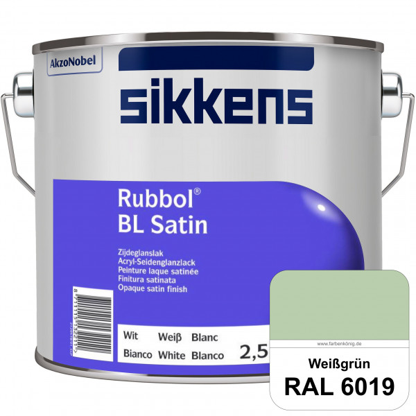 Rubbol BL Satin (RAL 6019 Weißgrün) hochelastischer & seidenglänzender Lack (wasserbasiert) innen &