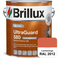 Lignodur UltraGuard 580 (Dauerschutzlasur 580) RAL 2012 Lachsorange