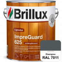 ImpraGuard 625 (RAL 7011 Eisengrau) imprägnierende Lasur (lösemittelhaltig) für allen Laub- und Nade