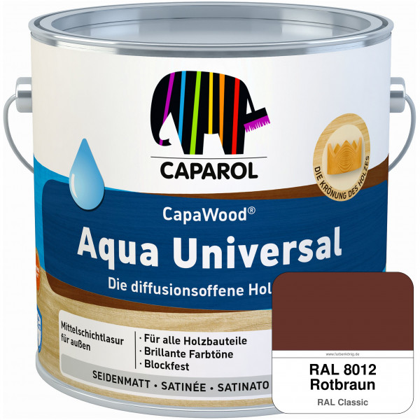 CapaWood® Aqua Universal (RAL 8012 Rotbraun)