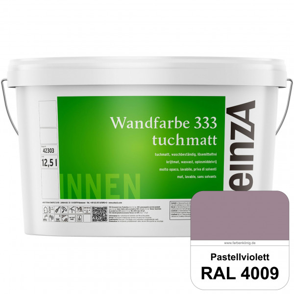 einzA Wandfarbe 333 tuchmatt (RAL 4009 Pastellviolett) Hochdeckende, waschbeständige Wandfarbe