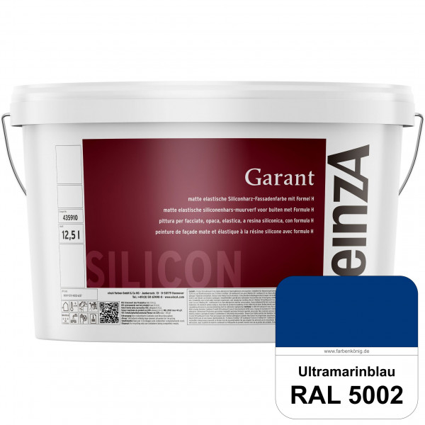 einzA Garant (RAL 5002 Ultramarinblau) elastische Siliconharz-Fassadenfarbe