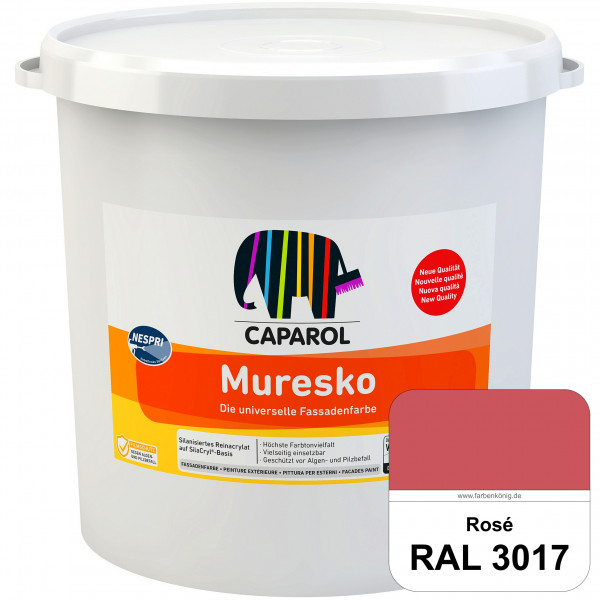 Muresko Nespri (R 30) (RAL 3017 Rosa) Silanisierte Reinacrylat-Fassadenfarbe auf SilaCryl®-Basis