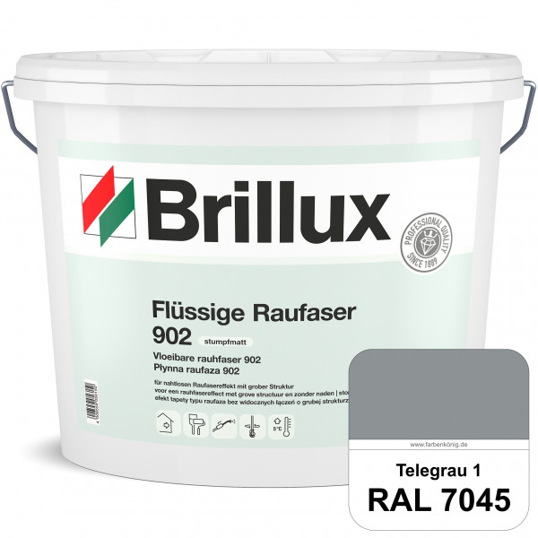 Flüssige Raufaser ELF 902 (RAL 7045 Telegrau 1) Spezial-Dispersionsfarbe mit Raufasereffekt