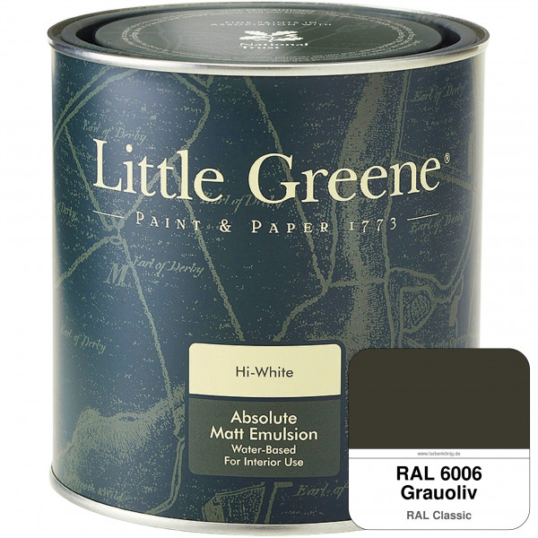Absolute Matt Emulsion - Sample Pot 250 ml (RAL 6006 Grauoliv)