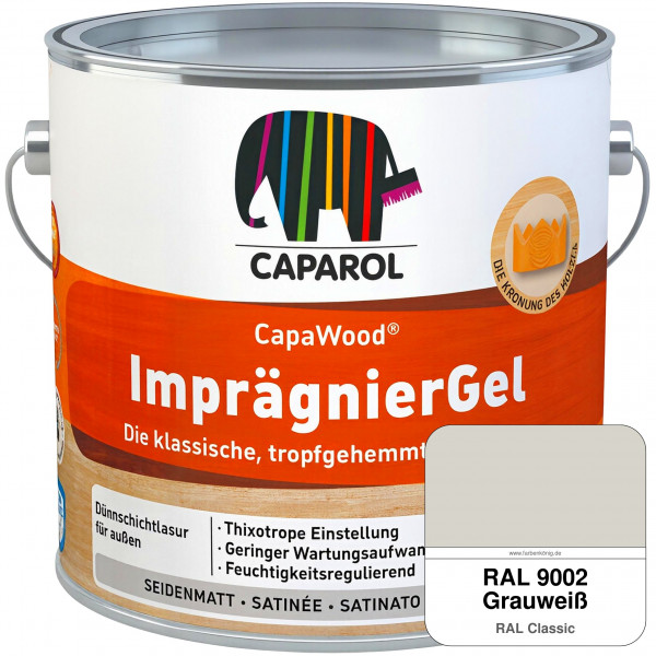 CapaWood® ImprägnierGel (RAL 9002 Grauweiß) - ersetzt Capadur LasurGel