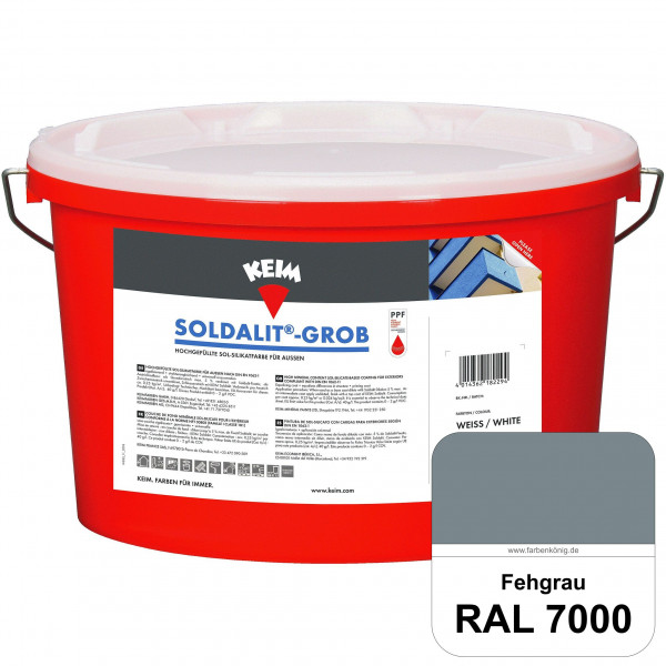 KEIM Soldalit®-Grob (RAL 7000 Fehgrau)
