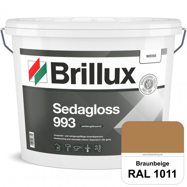 Sedagloss 993 (RAL 1011 Braunbeige) seidenglänzende Innendispersion für hoch strapazierfähige & gut