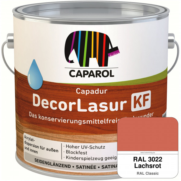 Caparol Capadur DecorLasur KF (RAL 3022 Lachsrot)