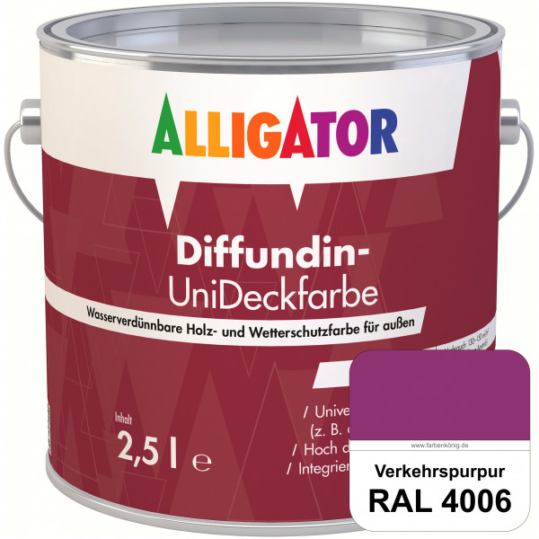 ALLIGATOR Diffundin-UniDeckfarbe (RAL 4006 Verkehrspurpur)
