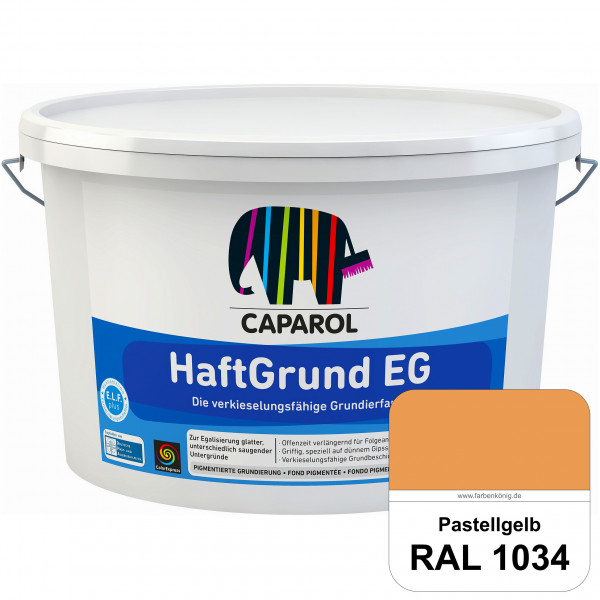 HaftGrund EG (RAL 1034 Pastellgelb) haftvermittelnde Grundbeschichtung (innen & außen)