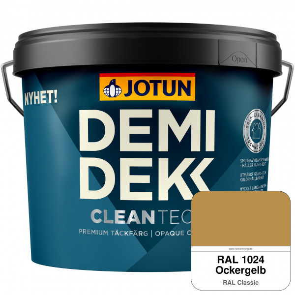 DEMIDEKK Cleantech (ehemals Demidekk Optimal, Demidekk Ultimate Täckfärg) - Deckende Holzfarbe für A