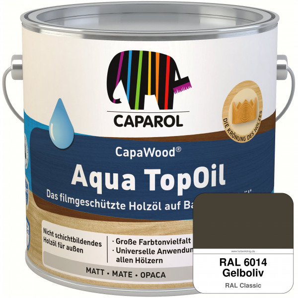CapaWood® AquaTopOil (RAL 6014 Gelboliv)