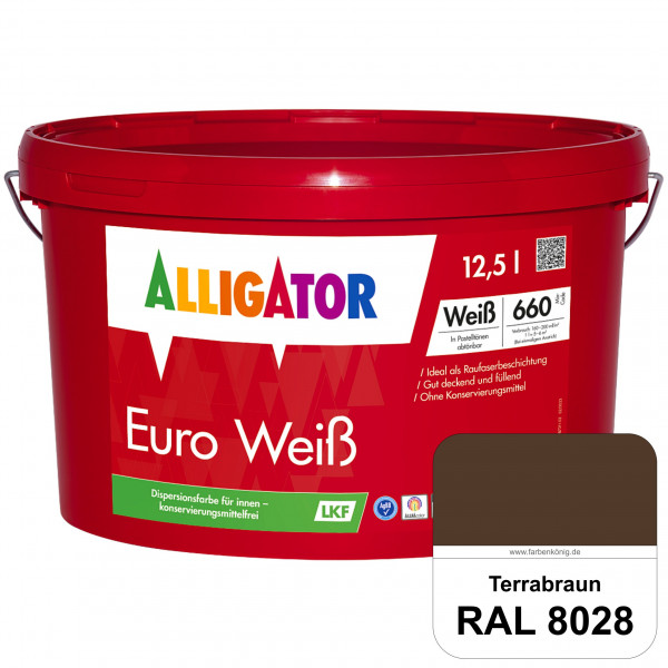 Euro Weiß LKF (RAL 8028 Terrabraun)