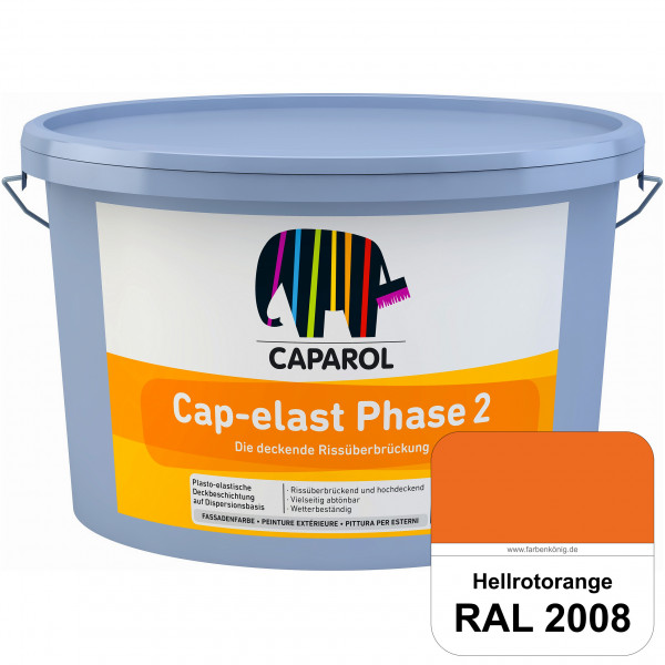 Cap-elast Phase 2 (RAL 2008 Hellrotorange) Sanierung gerissener Putzfassaden und Betonflächen