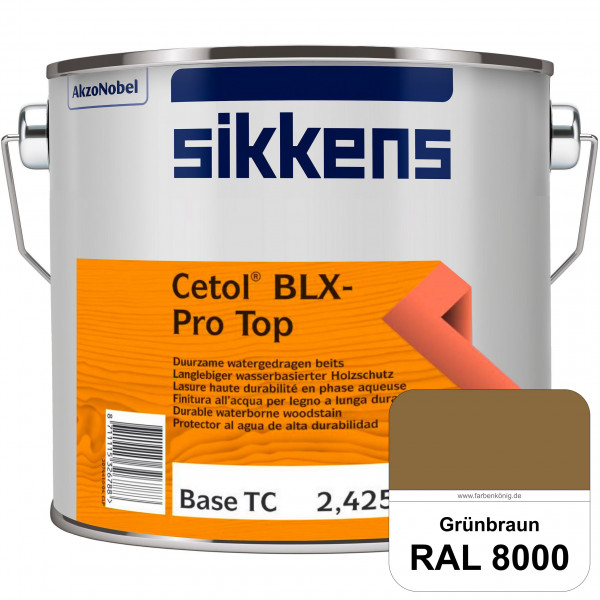 Cetol BLX-Pro Top (RAL 8000 Grünbraun) Seidenglänzende & wasserdampfdurchlässige Dickschichtlasur au