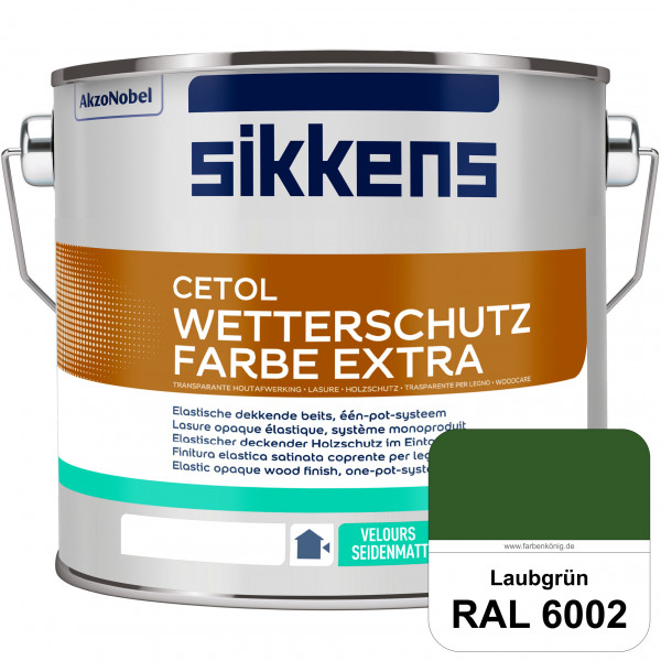 Cetol Wetterschutzfarbe Extra (RAL 6002 Laubgrün)