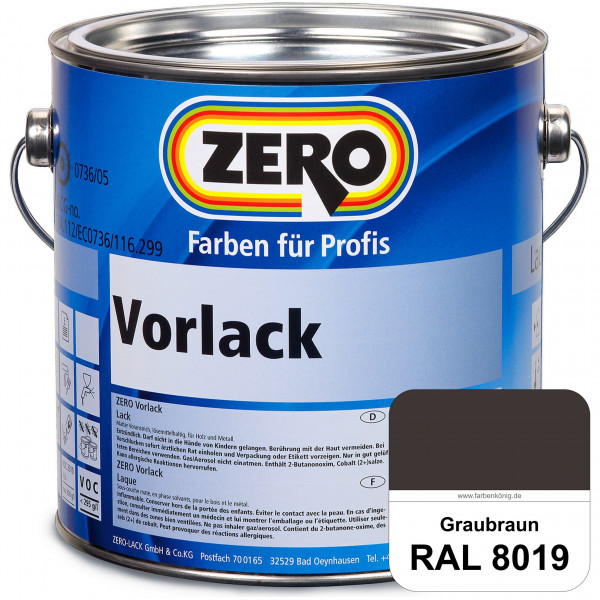 Vorlack (RAL 8019 Graubraun)