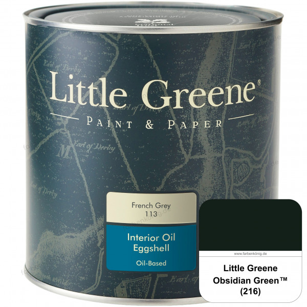 Interior Oil Eggshell (216 Obsidian Green)