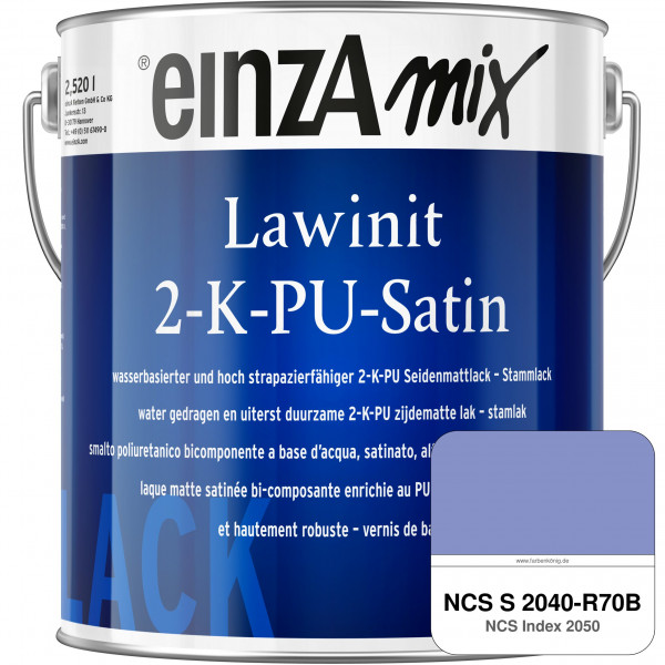 einzA Lawinit 2-K-PU Satin Stammlack (NCS S 2040-R70B)