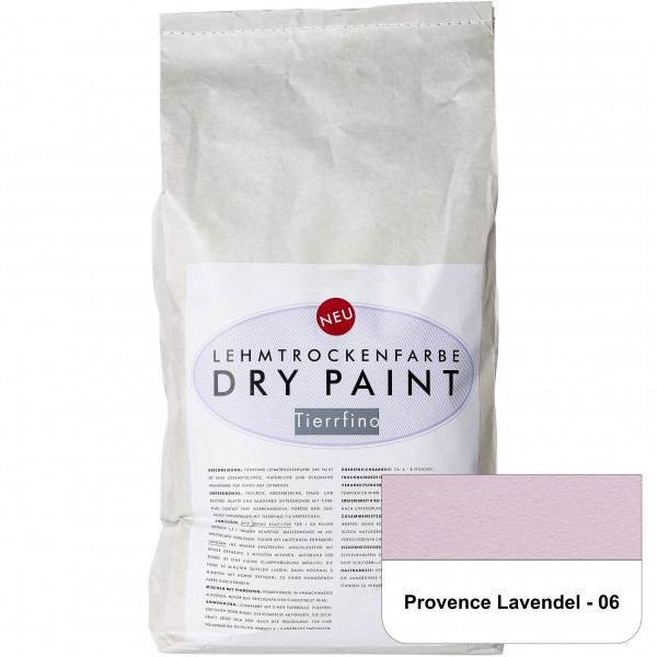 DRY-PAINT Lehmtrockenfarbe - Provence Lavendel - 06