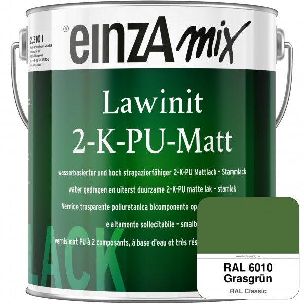 einzA Lawinit 2-K-PU Matt Stammlack (RAL 6010 Grasgrün)