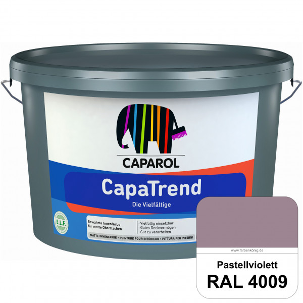 CapaTrend (RAL 4009 Pastellviolett) matte hochdeckende Dispersionsfarbe für den Innenbereich