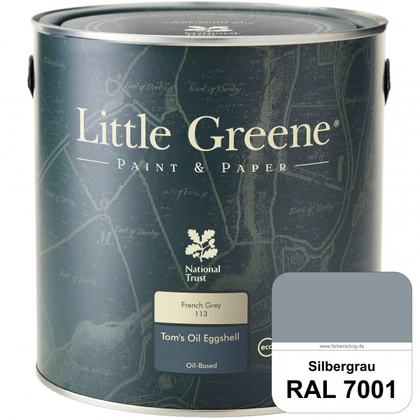 Tom's Oil Eggshell (RAL 7001 Silbergrau)