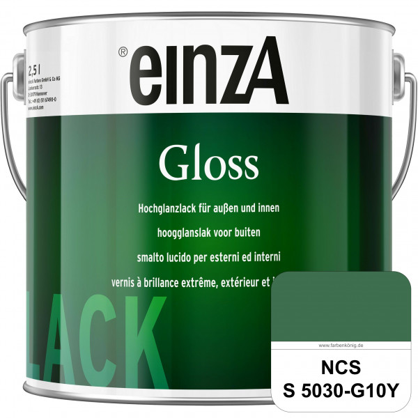 einzA Gloss (NCS S 5030-G10Y) Hochwertiger Alkydharzlack in Premium-Qualität, hochglänzend.