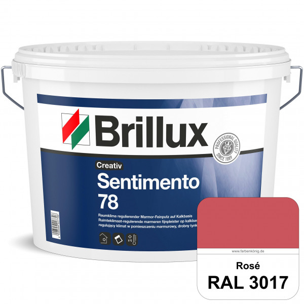 Creativ Sentimento 78 (RAL 3017 Rosa) Marmor-Feinputz auf Kalkbasis, zur Erzielung matter Oberfläche
