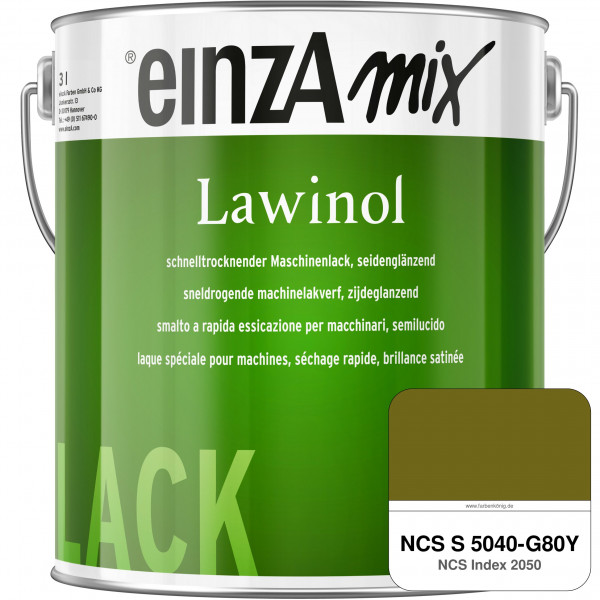 einzA Lawinol seidenglänzend (NCS S 5040-G80Y)