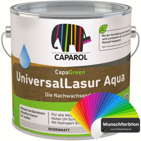 CapaGreen UniversalLasur Aqua (Wunschfarbton)