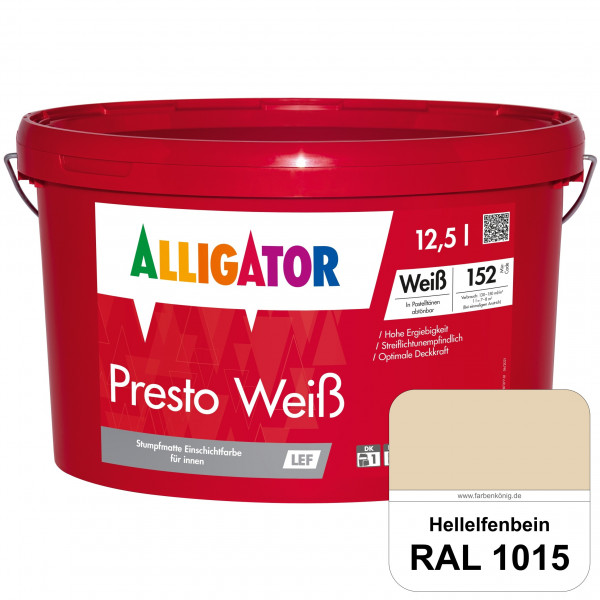 Presto Weiß LEF (RAL 1015 Hellelfenbein)
