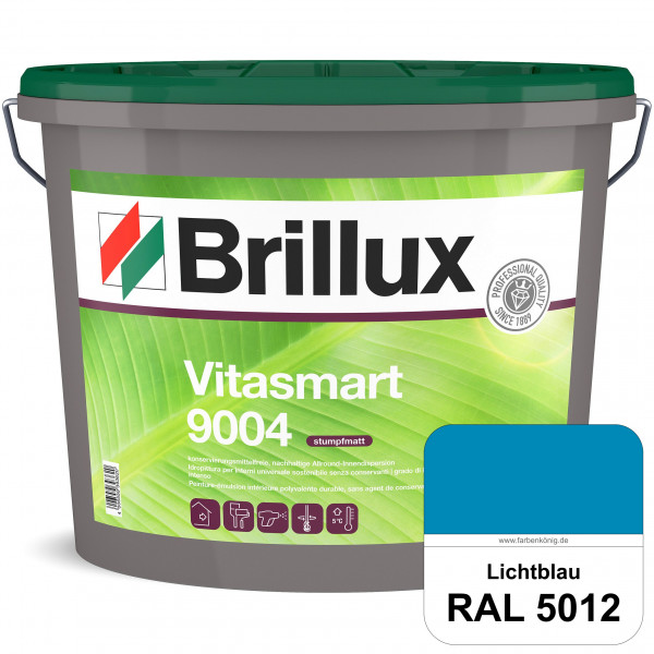 Vitasmart 9004 (RAL 5012 Lichtblau) Hochwertige matte konservierungsmittelfreie Innendispersion für