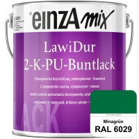 einzA LawiDur 2-K-PU-Buntlack - Seidenglanz (RAL 6029 Minzgrün)