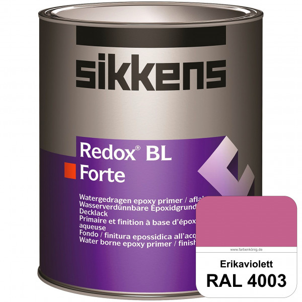 Redox BL Forte (RAL 4003 Erikaviolett) seidenmatte & wasserbasierte 2-K-Epoxidharzlack (innen)