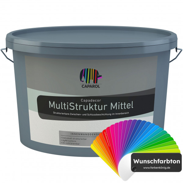 Capadecor MultiStruktur mittel (Wunschfarbton)