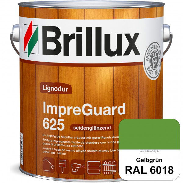 ImpraGuard 625 (RAL 6018 Gelbgrün) imprägnierende Lasur (lösemittelhaltig) für allen Laub- und Nadel