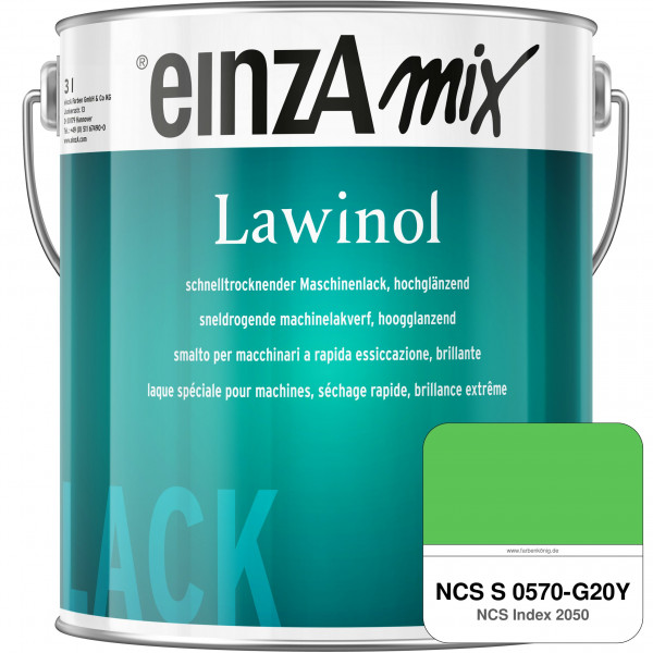 einzA Lawinol hochglänzend (NCS S 0570-G20Y)