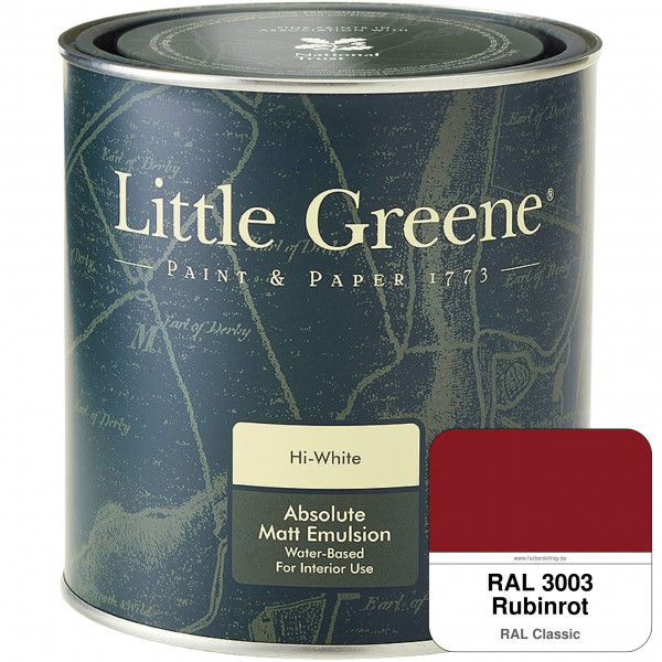 Absolute Matt Emulsion - Sample Pot 250 ml (RAL 3003 Rubinrot)
