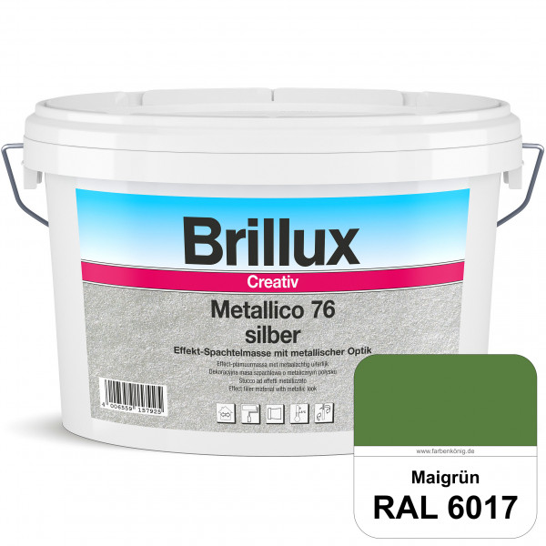 Creativ Metallico 76 (RAL 6017 Maigrün) Effektspachtelmasse für Oberflächen mit metallischer Optik u