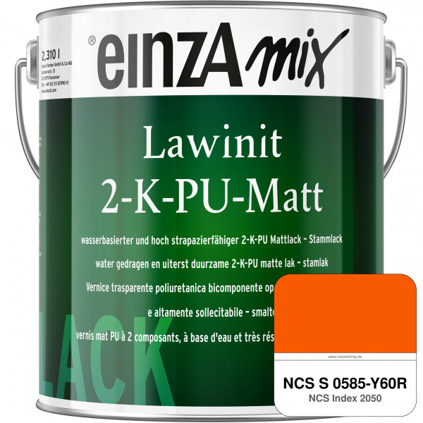 einzA Lawinit 2-K-PU Matt Stammlack (NCS S 0585-Y60R)