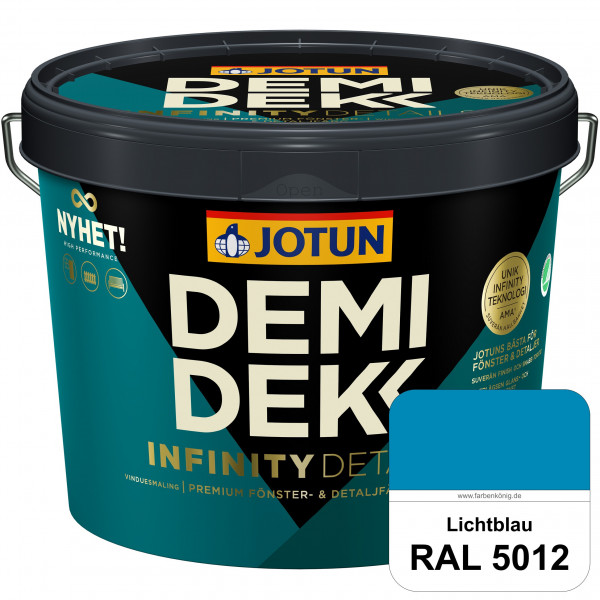 DEMIDEKK Infinity Details - Deckender Holzschutz (RAL 5012 Lichtblau)