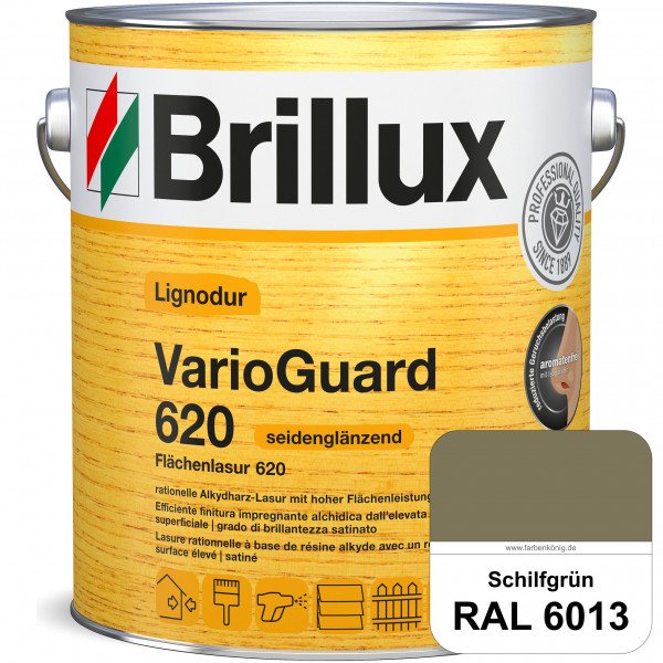 Lignodur VarioGuard 620 (Flächenlasur 620) RAL 6013 Schilfgrün