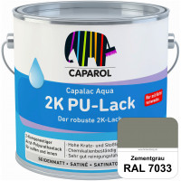 Capalac Aqua 2K PU-Lack (RAL 7033 Zementgrau) chemisch und mechanisch widerstandsfähige Lackierungen