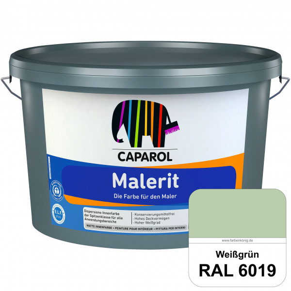 Malerit E.L.F. (RAL 6019 Weißgrün) matte Innenfarbe für Neu- & Renovierungsanstriche