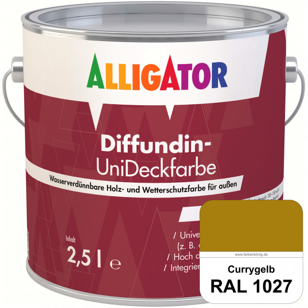 ALLIGATOR Diffundin-UniDeckfarbe (RAL 1027 Currygelb)