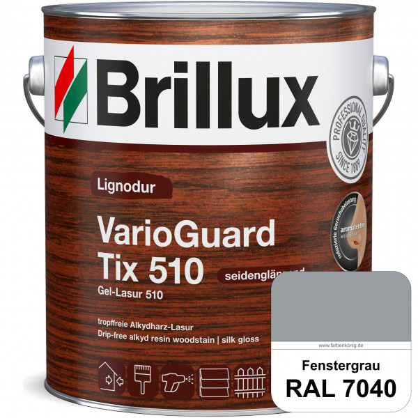 Lignodur VarioGuard Tix 510 (Gel-Lasur 510) RAL 7040 Fenstergrau